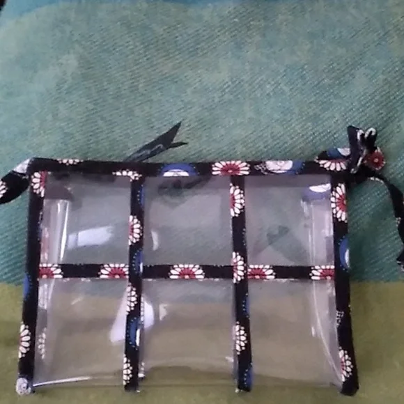Vera Bradley Bags Vintage Vera Bradley Clear Cosmetic Travel